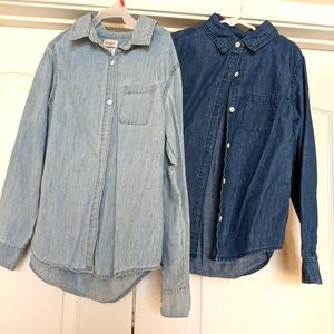 Girls Denim Shirts